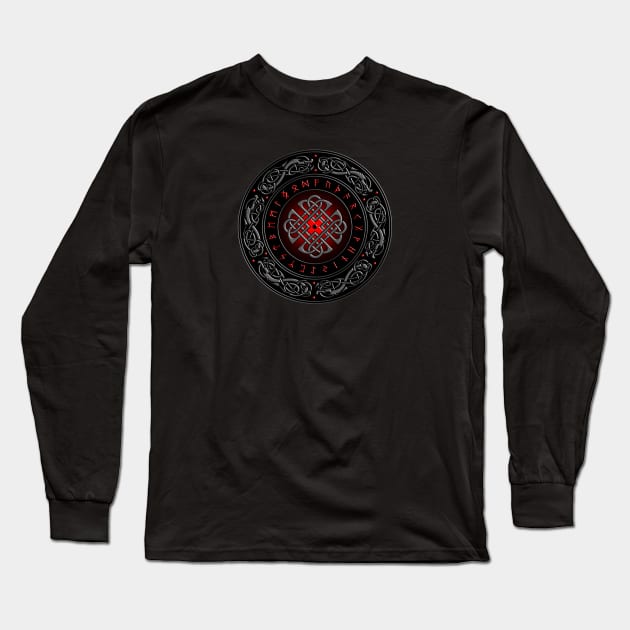 VIKING SHIELD 7 Long Sleeve T-Shirt by GardenOfNightmares